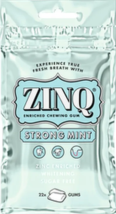 Zinq tyggjó strong mint