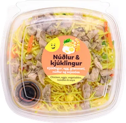 Krónu núðlur & kjúklingur