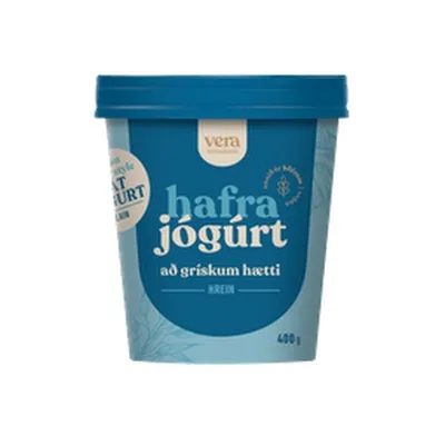 Vera Örnudóttir hrein hafrajógúrt