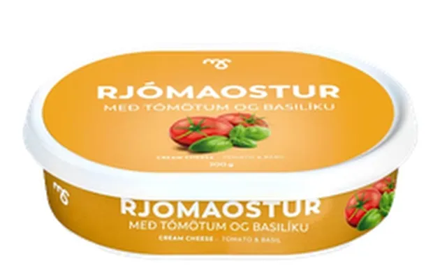 MS rjómaostur m.tómötum/basilíku