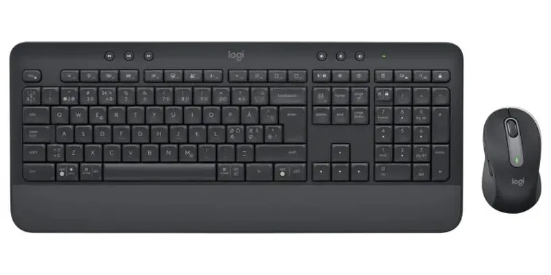 Logitech MK650 Business þráðl. lyklaborð m/Mús. Nordic