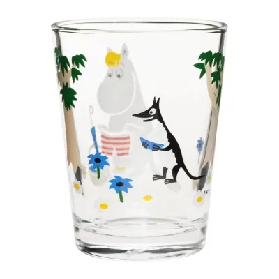 Moomin Glas 22cl Going on vacation