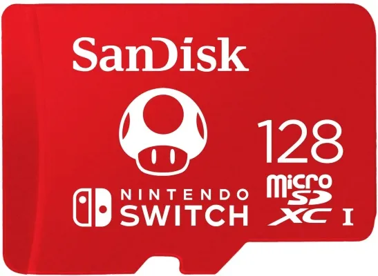 SanDisk 128 GB microSDXC minniskort fyrir Nintendo Switch 1