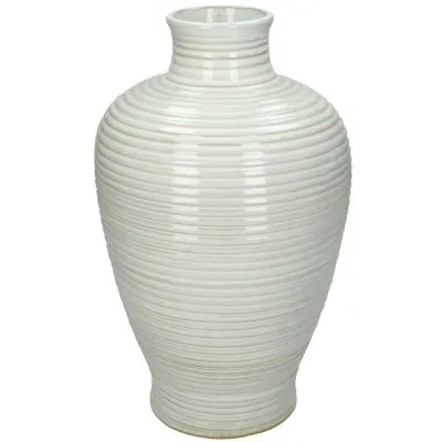 Kersten Vasi leir 18x18x30cm white