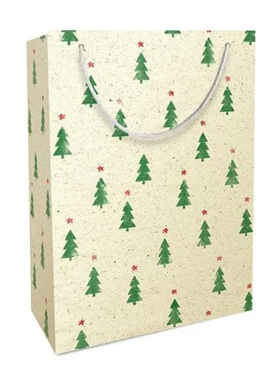 Braun Company Gjafapoki 16x22x8cm ByNature Christmas tree