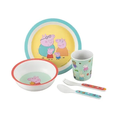 Petit Jour Matarsett 5stk Peppa pig