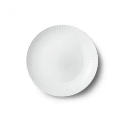 Royal Copenhagen White Fluted coupe diskur 19cm