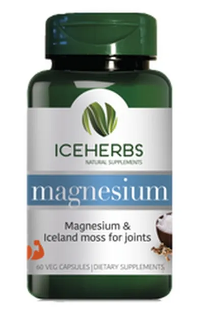 ICEHERBS magnesium & moss 60 veg capsules