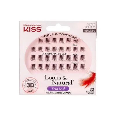 KISS - Look So Natural Trio Lashes - Lavish