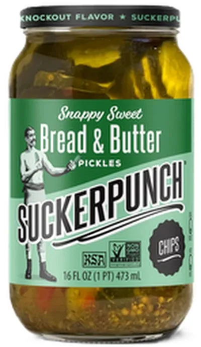 Suckerpunch súrar gúrkur bread&butter