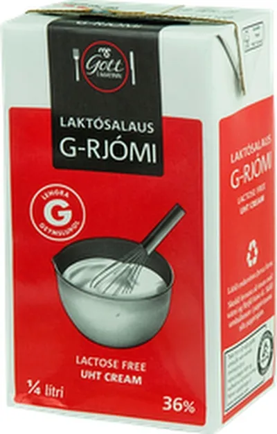MS g-rjómi laktósalaus 250 ml