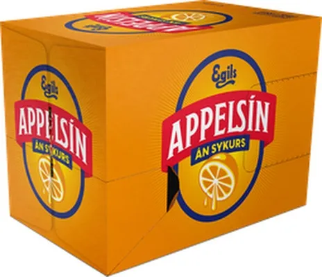 Egils appelsín án sykurs 12pk
