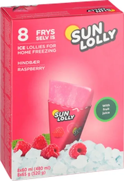 Sun Lolly hindberja