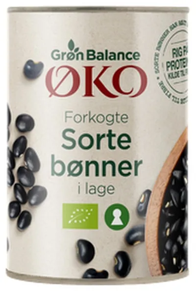 Grön Balance svartar baunir