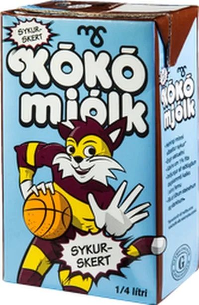MS kókómjólk sykurskert  1/4 ltr