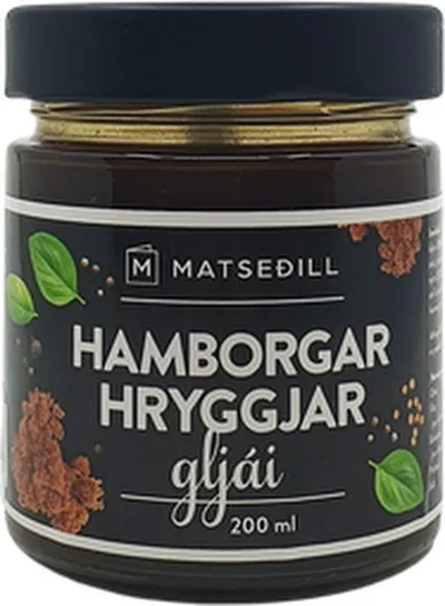 Matseðill hamborgarhryggsgljái