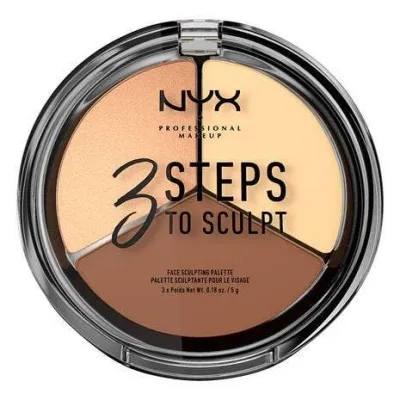 NYX PROFESSIONAL MAKEUP - 3 Steps To Sculpt Face Sculpting Palette