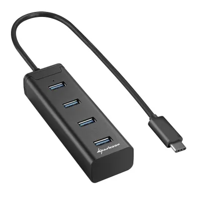 Sharkoon USB3.0 4-porta fjöltengi