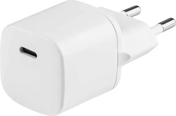 Sandstrøm 30 W USB-C hleðslutæki - Hvítt
