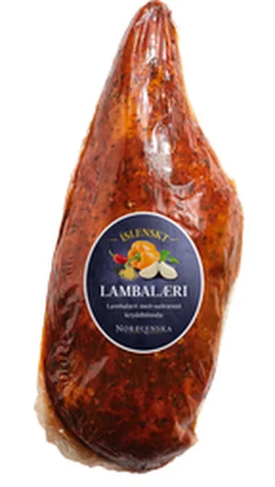 Norðlenska lambalæri með suðrænni kryddmarineringu
