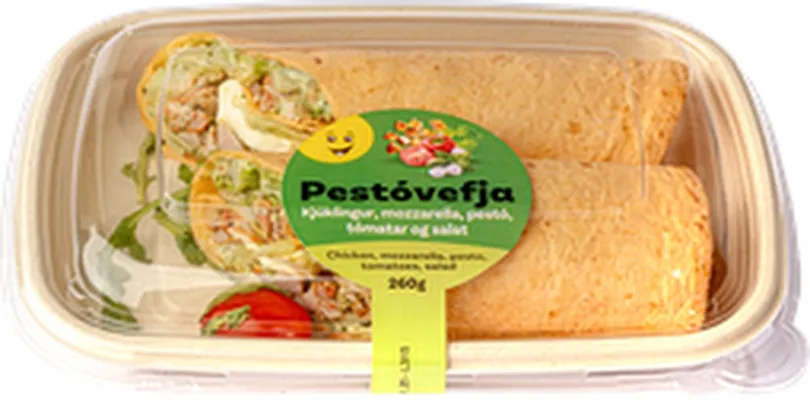 Krónu pestó kjúklingavefja