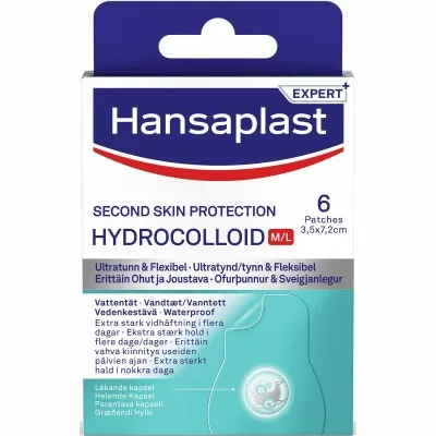 HANSAPLAST - Hydrocolloid Second Skin M/L