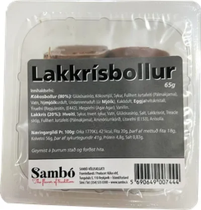 Sanbó lakkrísbollur