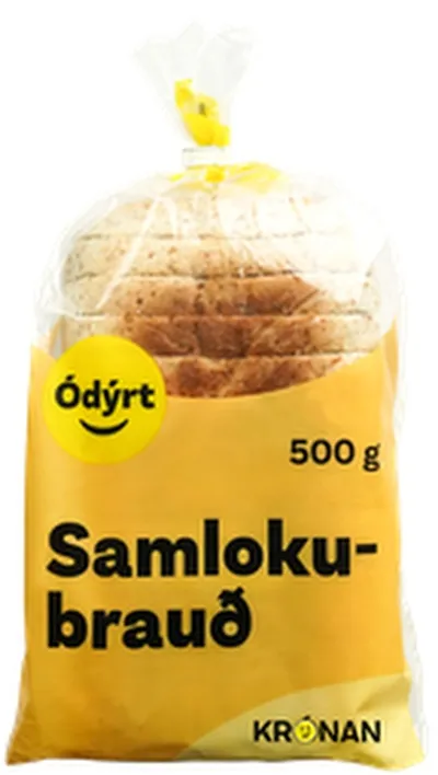 Ódýrt samlokubrauð hálft