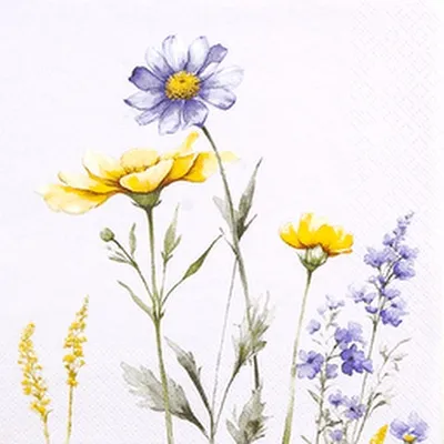 Home Fashion servíettur blóma 33x33