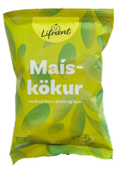 Krónan lífrænt maískökur litlar sýrður rjómi