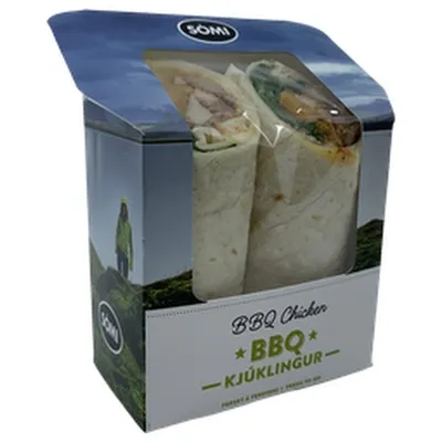 Sómi tortilla með BBQ kjúklingi
