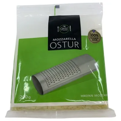 Gott í matinn mozzarella rifinn