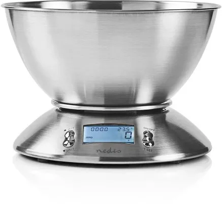 Nedis eldhúsvog með skál