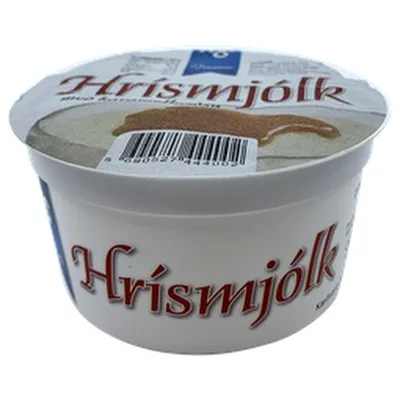 MS hrísmjólk með karamellusósu