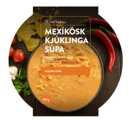 Matseðill mexíkósk kjúklingasúpa