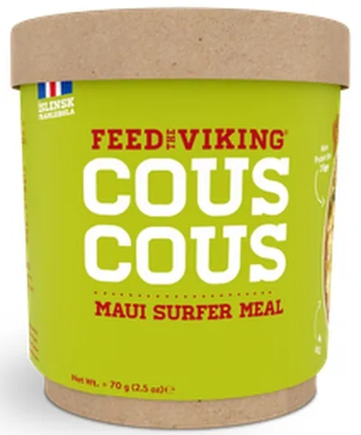 Feed the Viking couscous í boxi