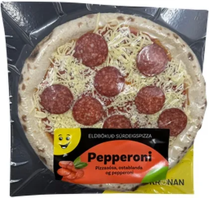 Krónu pizza pepperoni
