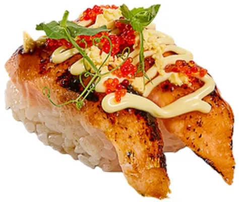 Tokyo Sushi 51 laxa belly deluxe nigiri