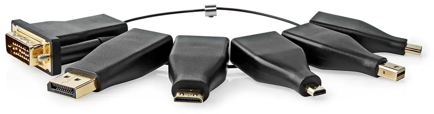Nedis HDMI millistykkjahringur - 6 millistykki í pakka