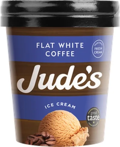 Jude's flat white coffee