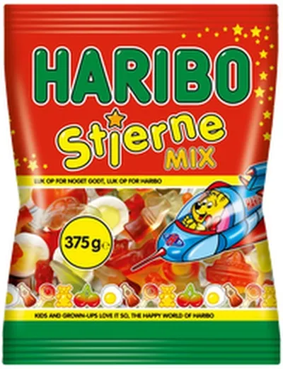 Haribo stjerne mix 375g