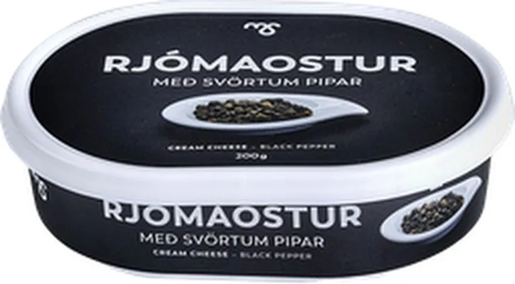 MS rjómaostur með svörtum pipar