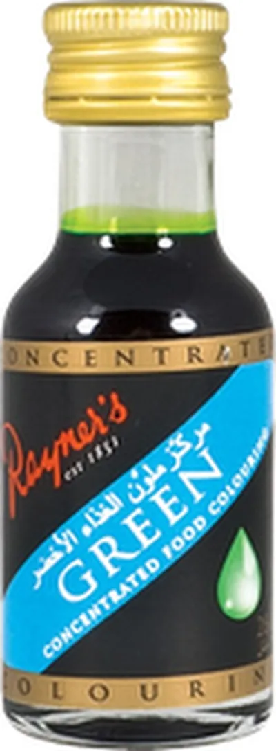 Rayners matarlitur grænn