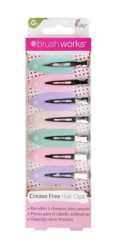 BRUSHWORKS Pastel no crease hair clips