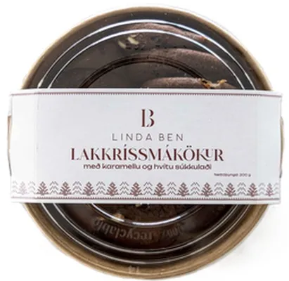 Linda Ben smákökur lakkrís og karamella