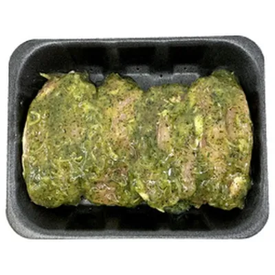 Kjötborð lúxus grísakótilettur hvítl og rósmarín