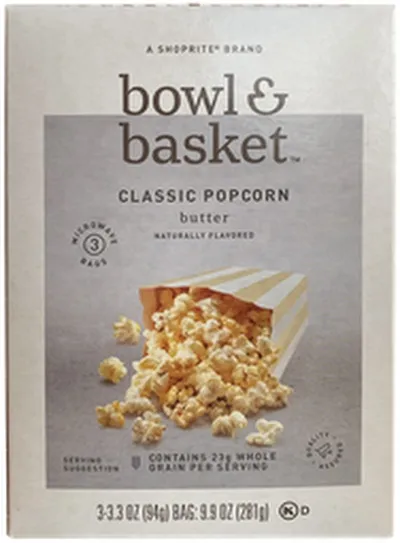 bowl & basket örbylgjupopp 3pk