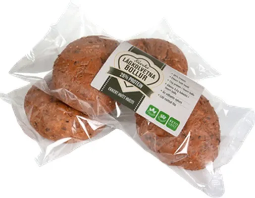 Gæðabakstur Lágkolvetnabollur 2 í pk