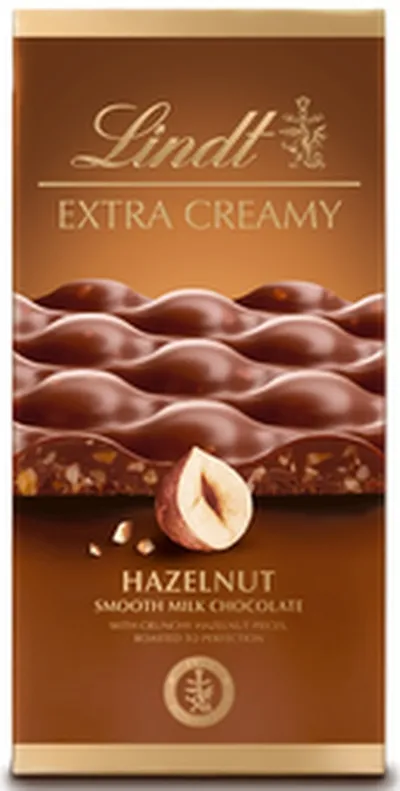 Lindt extra creamy heslihnetu