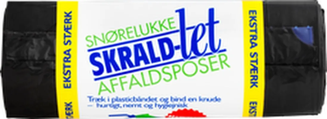 ruslapokar með snúru 20L